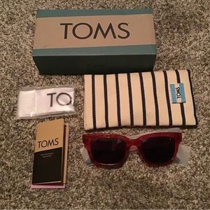 Toms Holland sunglasses raspberry crystal